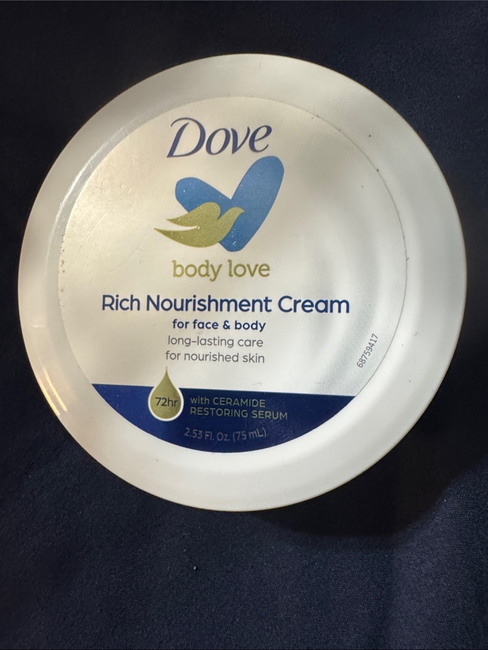 Dove Body Love Rich Nourishment Cream — White
